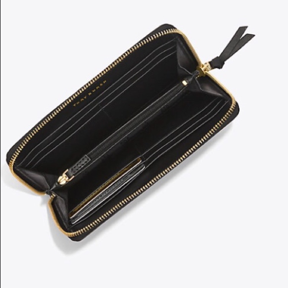 🆕Tory Burch Ivy Leopard Zip Continental Wallet - Picture 2 of 8